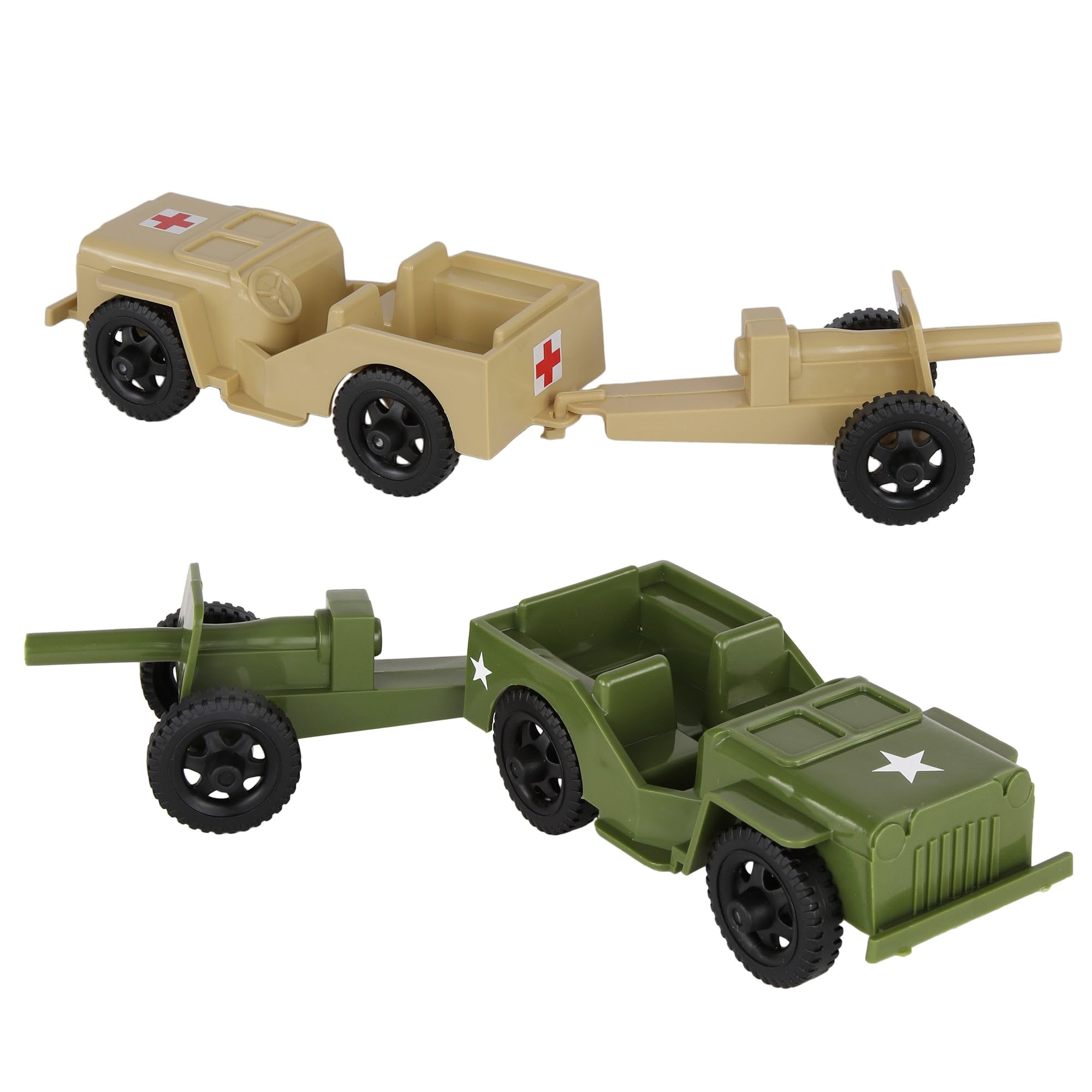 Amazon.com: TimMee Combat Patrol Willys & Artillery - Tan & OD